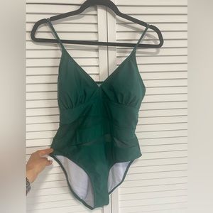 One Piece Swimsuit green color Size L  New